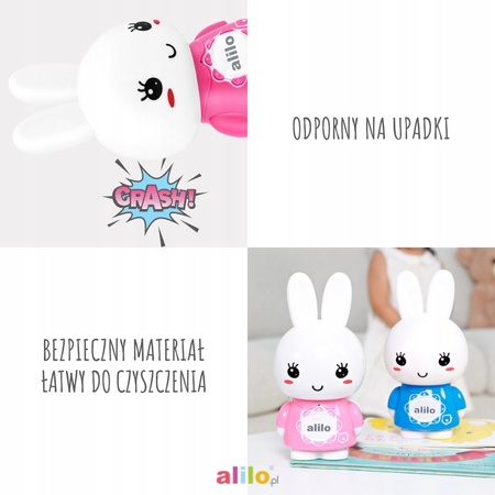 Alilo Króliczek Big Bunny G7C RÓŻ 8GB