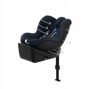 Fotelik samochodowy Cybex Sirona Gi i-Size Plus Moon Black 61-105cm