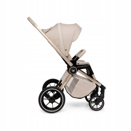 Wózek MUUVO QUICK BOHO Beige 3W1 z Joie i-Snug 2 i-Size + Adaptery