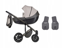 Wózek Anex m/type Shell 4w1 z Lionelo Astrid i-Size + Baza Isofix