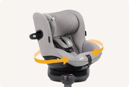 Fotelik samochodowy Joie i-Spin 360 E isofix i-Size - Grey Flannel 2024