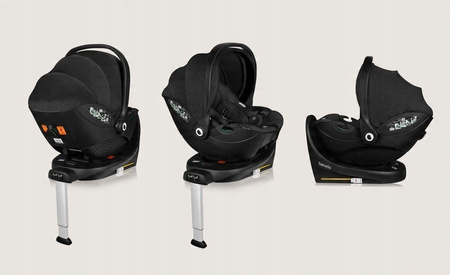 Wózek Avionaut Sirius Blue 4w1 z Moxie i-Size + Baza Obrotowa 360