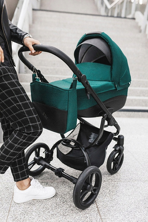 Wózek Bebetto Holland 2w1 01/CZARNY + Adaptery Maxi Cosi