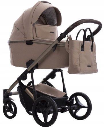 Wózek wielofunkcyjny Bebetto Loren Premium Class 3w1 Sand 02 Fotel Astrid