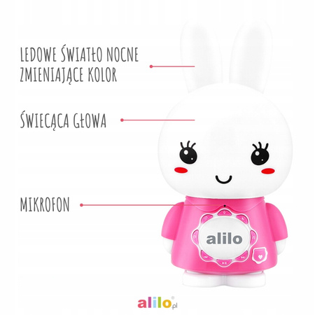 Alilo Króliczek Big Bunny G7C RÓŻ 8GB