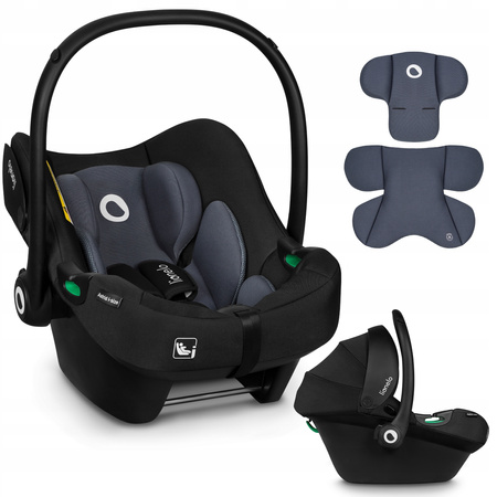 Wózek 3w1 Roan Ivi 2.0 Raven Fotel Astrid i-Size Adaptery