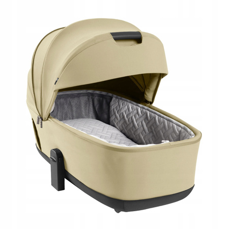 Wózek 4w1 Carrello ULTRA 6527 2025 Soft Beige Fotel Moxie 360 i-Size ISOFIX