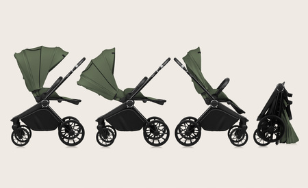 Wózek spacerowy Lionelo Mika Plus - Green Olive