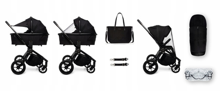 Wózek 4w1 Muuvo Quick SE 2 Sunset Black Cybex Cloud G Baza G