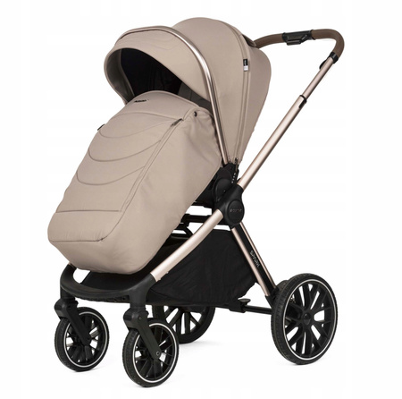 Wózek Adamex SPARK CHAMPAGNE LATTE 2w1 + Adaptery