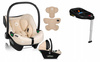 Wózek Adamex SPARK CHAMPAGNE LATTE 4w1 z Astrid i-Size + Baza ISOFIX