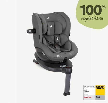 Fotelik samochodowy Joie i-Spin 360 isofix i-Size - Shell Gray 2024