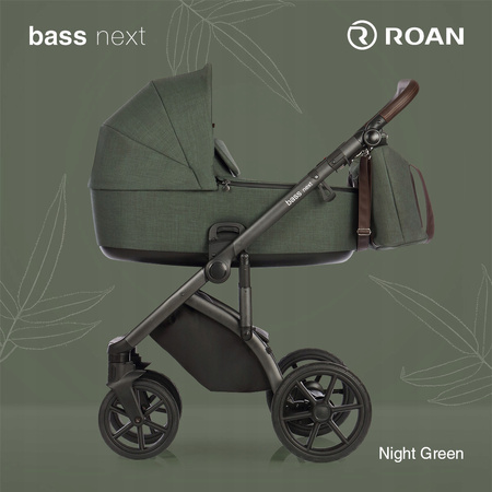 Wózek Roan Bass NEXT 2w1 Pacific Green + Adaptery