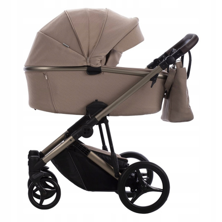 Wózek wielofunkcyjny Bebetto Loren Premium Class 3w1 Sand 02 Fotel Astrid