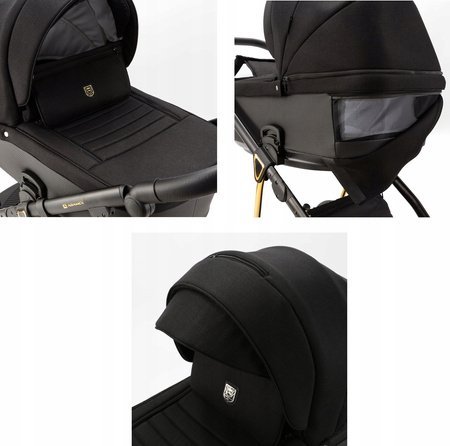 Wózek Adamex Belissa SE 4w1 PS-571 z Lionelo Astrid i-Size + Baza Isofix