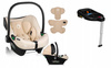Wózek 4w1 Roan Ivi 2.0 Cocoa/Rose Gold Fotel Astrid i-Size Baza ISOFIX