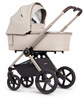 Wózek Venicci Tinum UPLINE Stone Beige 4w1 z Lionelo Astrid i-Size + Baza Isofix