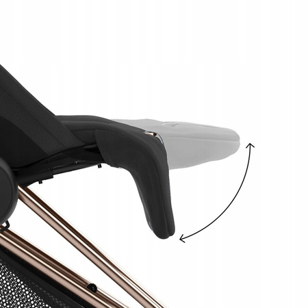 Wózek Spacerowy Cybex PLATINUM COYA - Cozy Beige (Rosegold Frame)