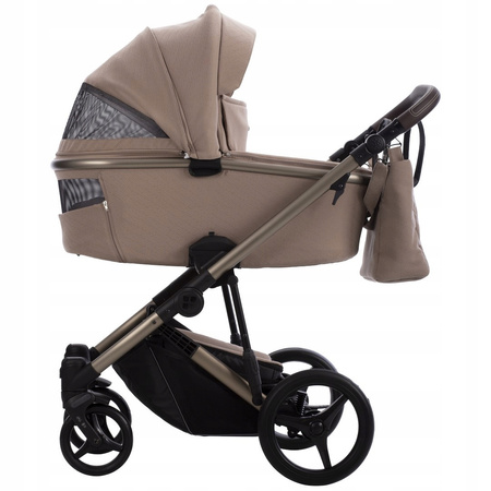 Wózek wielofunkcyjny Bebetto Loren Premium Class 3w1 Sand 02 Fotel Astrid