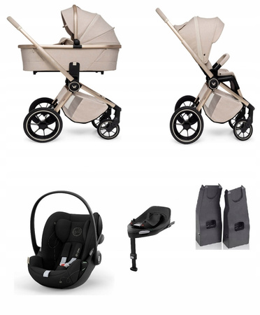 Wózek MUUVO QUICK BOHO Beige 4W1 Cybex Cloud G Baza Cybex G