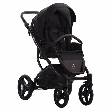 Wózek Bebetto Luca 33 3w1 Oryginalny Fotel Cosmo Black Adaptery i-Size