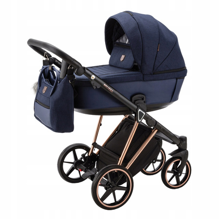 Wózek Adamex Belissa SE 4w1 PS-619 z Lionelo Astrid i-Size + Baza Isofix