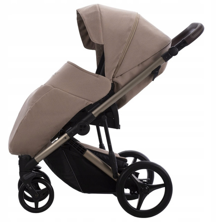 Wózek wielofunkcyjny Bebetto Loren Premium Class 3w1 Sand 02 Fotel Astrid