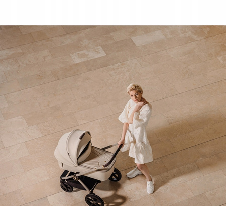 Wózek Venicci Tinum UPLINE Stone Beige 2w1 + Adaptery