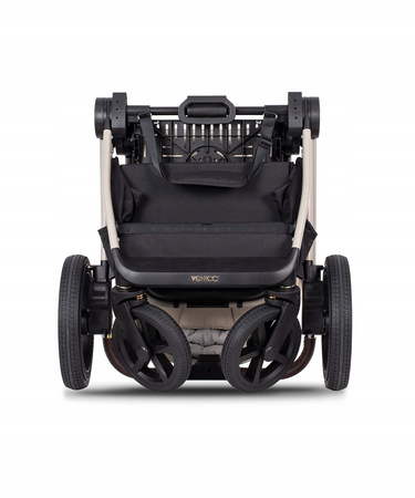 WÓZEK VENICCI UPLINE 2 All Black 4W1 z CYBEX CLOUD G + BAZA G