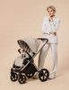 Wózek Venicci Tinum UPLINE Stone Beige 3w1 z Cybex Cloud G i-Size