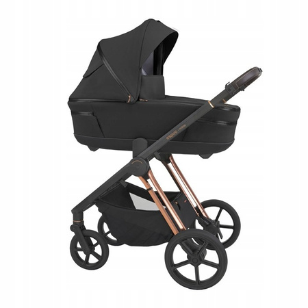 Wózek  Espiro Miloo 3w1 2024 110 Diamond Black z Joie i-Snug 2 i-Size + Adaptery