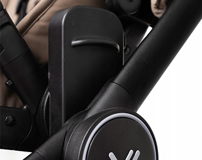 Wózek Muuvo FIVE 4w1 Iron Graphite Fotel Cybex Cloud G + baza Cybex G