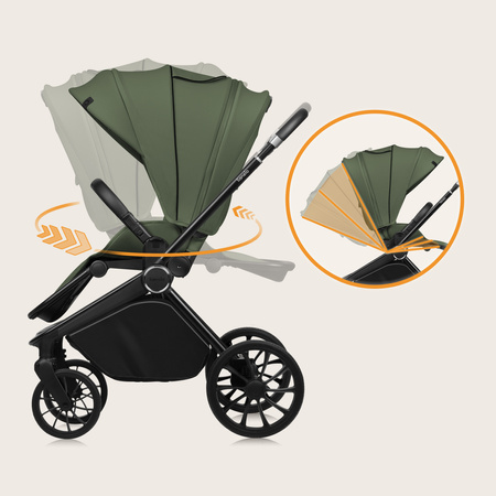 Wózek spacerowy Lionelo Mika Plus - Green Olive