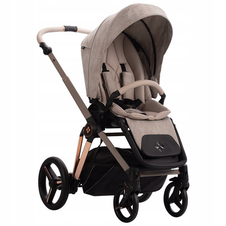 Wózek BEBETTO MONTI PREMIUM CLASS 11/KASZMIR - 4W1 - FOTEL ASTRID + BAZA ISOFIX