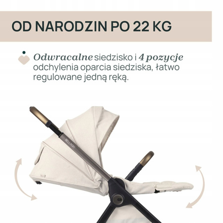 Wózek Chicco Bellagio 4w1 Amber Glow Fotel Astrid i-Size