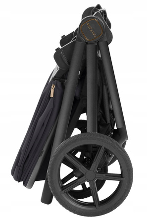 Wózek 4w1 Carrello ULTRA 2025 Basalt Black Fotel Astrid i-Size Baza ISOFIX