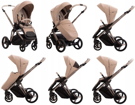 Wózek BEBETTO MONTI 4w1 04/KASZMIR z CYBEX CLOUD G PLUS + BAZA CYBEX BASE G