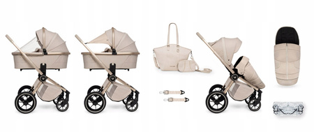 Wózek MUUVO QUICK BOHO Beige 4W1 Cybex Cloud G Baza Cybex G