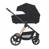 Wózek 4w1 Espiro Miloo 2025 210 Diamond Black Fotel Astrid Baza ISOFIX