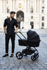 Wózek Venicci Tinum UPLINE All Black 4w1 z Lionelo Astrid i-Size + Baza Isofix