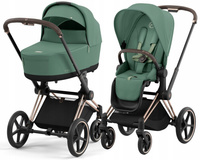 Wózek Cybex Priam 4.0 2w1 Leaf Green/RoseGold