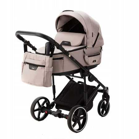 Wózek Adamex Zico NEW TK-72 4w1 z Lionelo Astrid i-Size + Baza Isofix