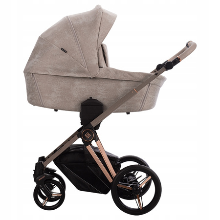 Wózek BEBETTO MONTI PREMIUM CLASS 11/KASZMIR - 4W1 - FOTEL ASTRID + BAZA ISOFIX