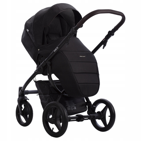 Wózek Bebetto Luca 33 3w1 Oryginalny Fotel Cosmo Black Adaptery i-Size