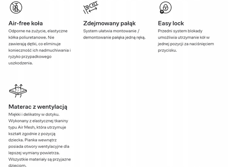 Wózek Anex m/type Shell 2w1 + Adaptery