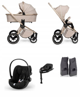 Wózek MUUVO QUICK BOHO Beige 4W1 Cybex Cloud G Baza Cybex G