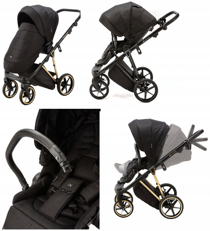 Wózek Adamex Belissa SE 4w1 PS-571 z Lionelo Astrid i-Size + Baza Isofix