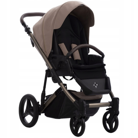 Wózek wielofunkcyjny Bebetto Loren Premium Class 3w1 Sand 02 Fotel Astrid