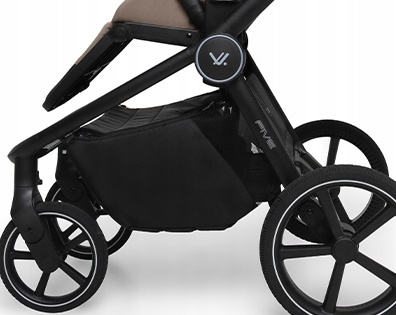 Wózek Muuvo FIVE 4w1 Mokka Fotel Astrid i-Size + Baza ISOFIX