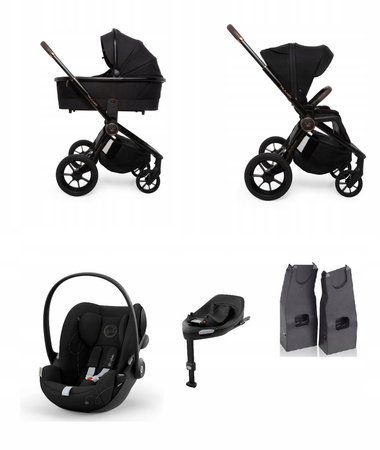 Wózek 4w1 Muuvo Quick SE 2 Sunset Black Cybex Cloud G Baza G